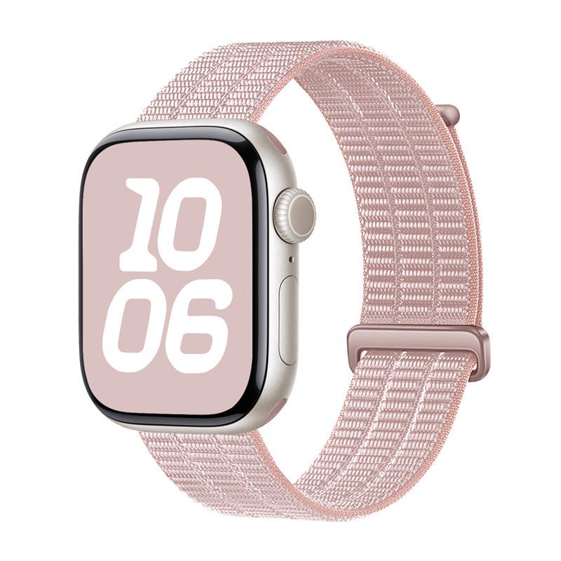 Compatible with Apple iWatch 11/10 Nylon Velcro Strap - Double Section Design