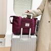 Large Capacity Multifunctional Trolley Handbag: Portable Travel, Business Trip & Maternity Storage Solution with Removable Wheels