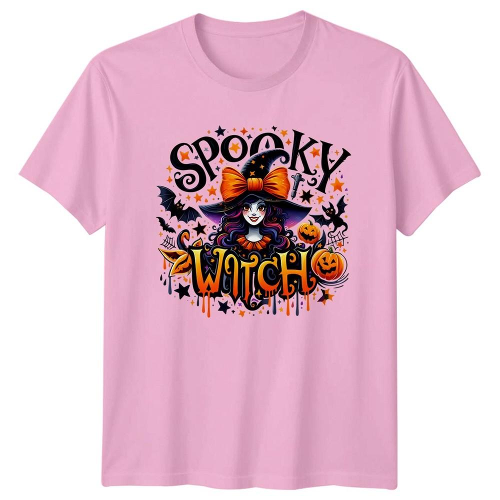 Spooky Witch Halloween Holidays Unisexs TShirt Unisexs Tee Graphic Unisex Top a
