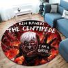 Tokyo Ghoul Round Area Rug Carpet Rug For Living Room Bedroom Sofa Playroom Decor Nonslip Floor Mat