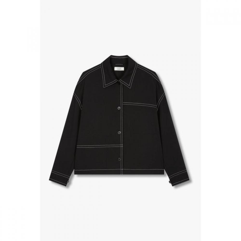 Studio Tomboy Front Two Pocket Long Sleeve Shirt 9175321982