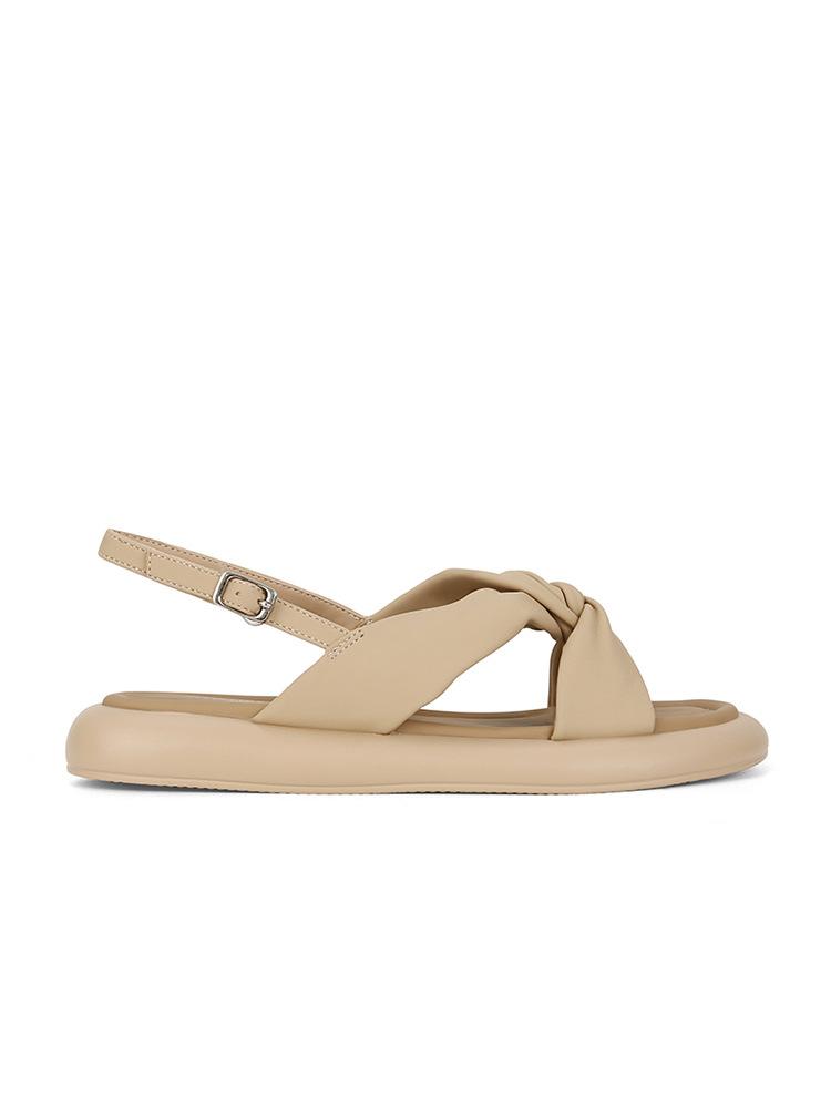 

Интернет-знаменитости с тем же облачным крестом с платформой повседневные пляжные римские сандалии женские летние плоские французские сандалии 40 хаки