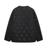 Autumn Women's Fashion Jacket with Bow Decoration - Cotton-Padded, European and American Style