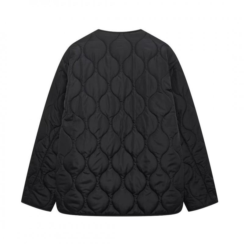 Autumn Women's Fashion Jacket with Bow Decoration - Cotton-Padded, European and American Style