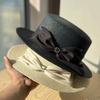 French Straw Top Hat Women's Spring Summer Straw Hat Fashion Sunshade Sun Protection Hat Casual