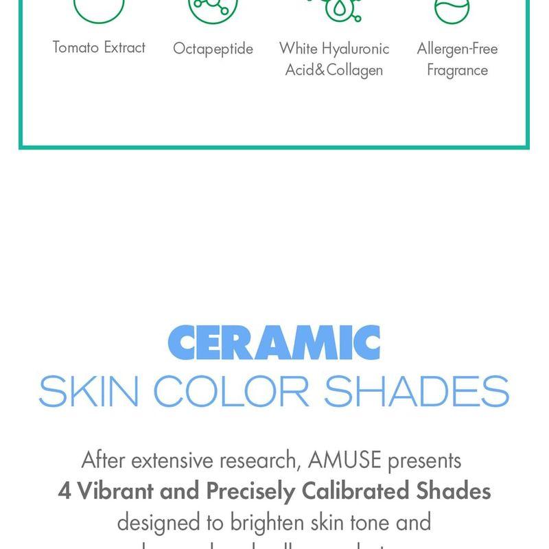 AMUSE Ceramic Skin Perfector Foundation - 4 Colors