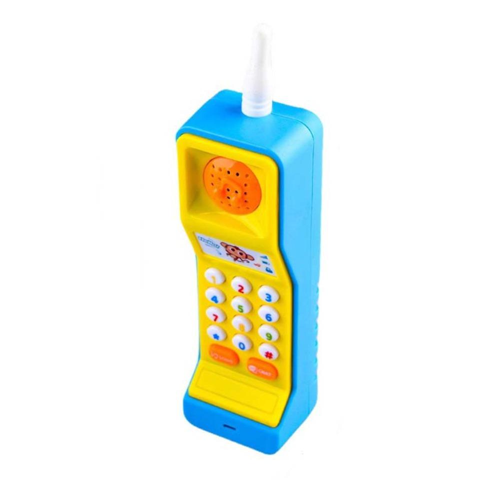 

Simulation Mobile Phone Toy Electronic Kids Learning Cellphone Baby Phone Toys Educational yellow blue