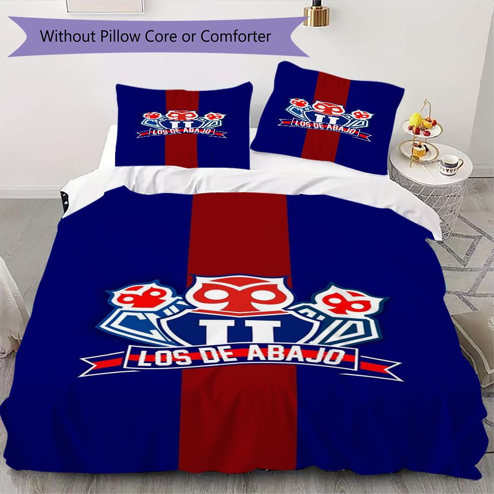 Universidad de Chile Pattern Bedding,Quilt Set Quilt Cover Pillowcase Home Birthday Gift(1 * duvet cover + 2 * pillowcase, without core)_lx