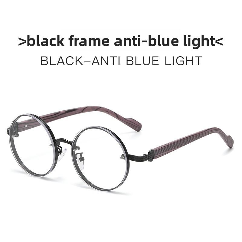 

Classic Wooden Finish Round Frame Sunglasses For Men With Uv400 Uv Protection For Casual Wear Transparent