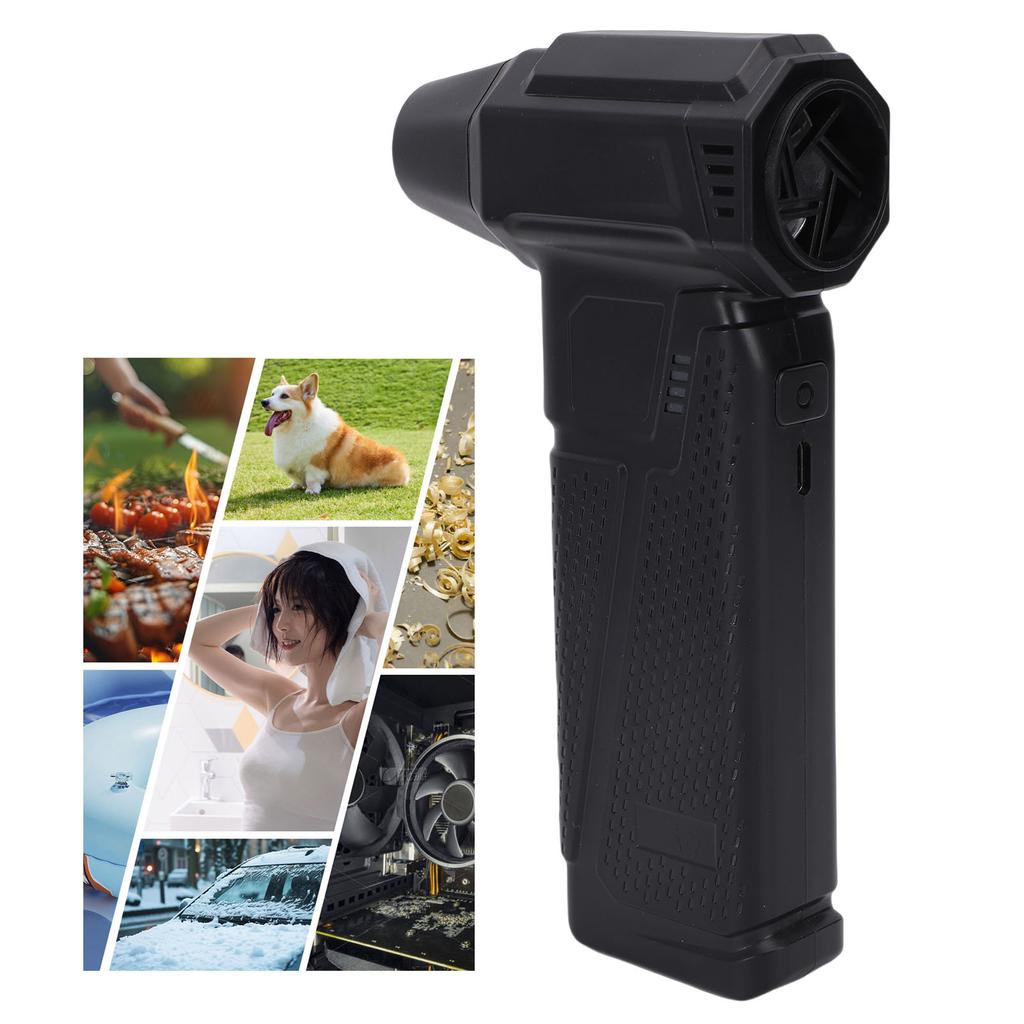 Compressed Duster 130000RPM 4000mAh 4 Gear Portable Dust Blower with LED Light for Cleaning
