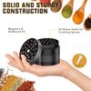 40mm 4-layer Metal Herbal Spice Grinder Made of Aluminum-zinc Alloy with Scraper Kitchen Utensil Smooth Portable Grinding Tool