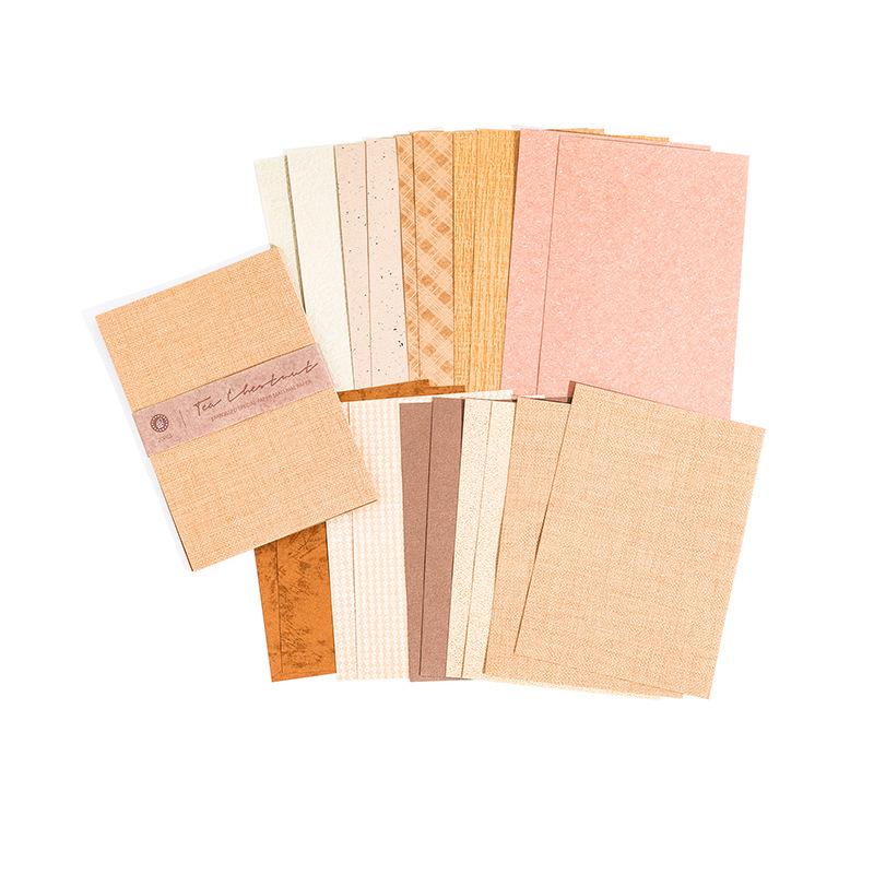 MoMo Textured Post Office Series Non-Adhesive Salt Style Paper for DIY Journal and Collage.