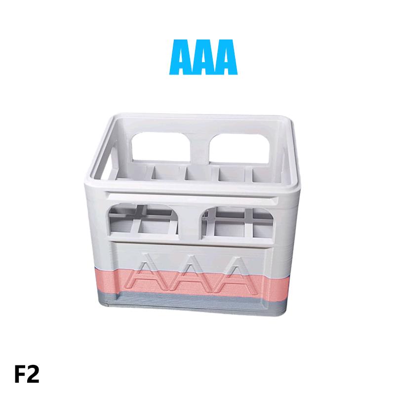 Aaa/Aa/9V/Cr2032/Cr2025 Battery Storage Box Stackable Battery Organizer Decorative Battery Holder, Home, Office Storage Box