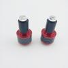 Szmsmy 7/8" Motorcycle Bar End Carbon Fiber Exterior Handle Handle - Perfect for Honda Kawasaki Suzuki Yamaha Ducati Triumph (Red)