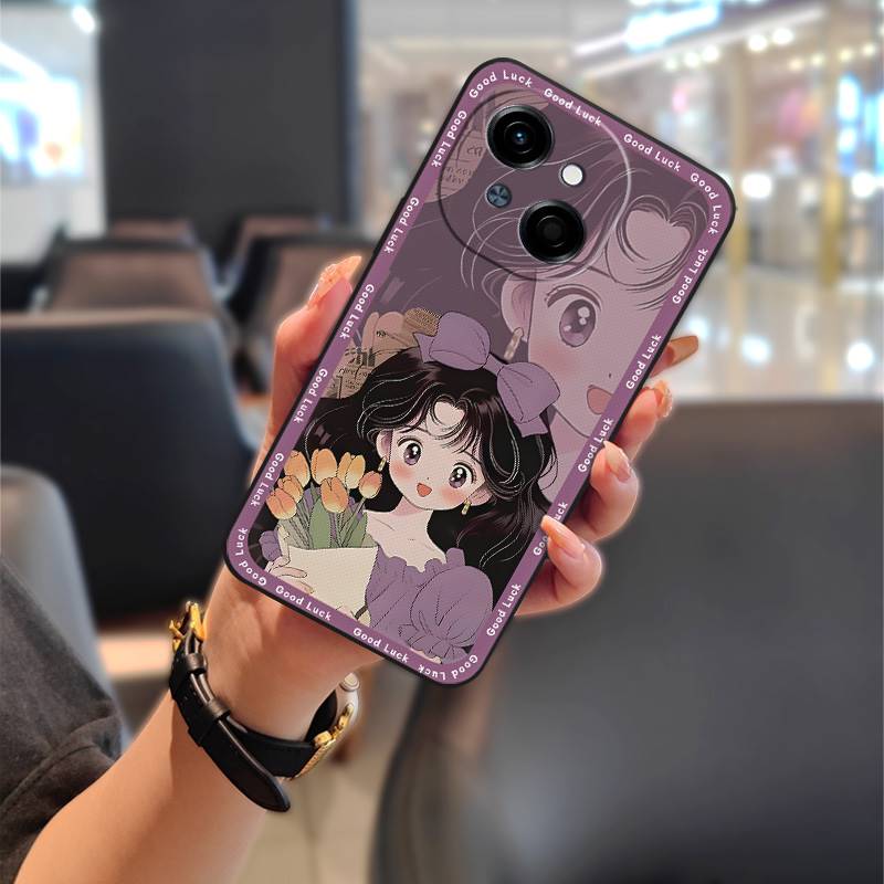 TPU Shockproof Phone Case For Tecno POP9 4G/Spark GO 1/KL4 Protective Phone Pouch Soft Case Graffiti Animals Cartoon