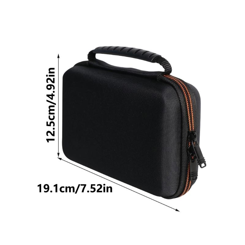 Game Console EVA Bag Scratchproof Storage Box for Console Protector Case with Card Slot Pocket Travel Carrying Pouch