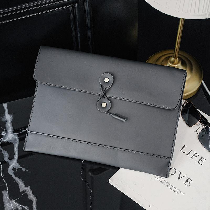 Korean Version Of Men'S Bags, Envelope Bags, Handbags, Retro File Bags, Business And Leisure Men'S Bags, Briefcases In Hand.