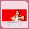 D-David S-Singer B-Bowies Mouse Pad 900x400mm Rectangular Pad PC Keyboard Office Table Rubber 900x400mm Mat XXL Laptop Lock Edge