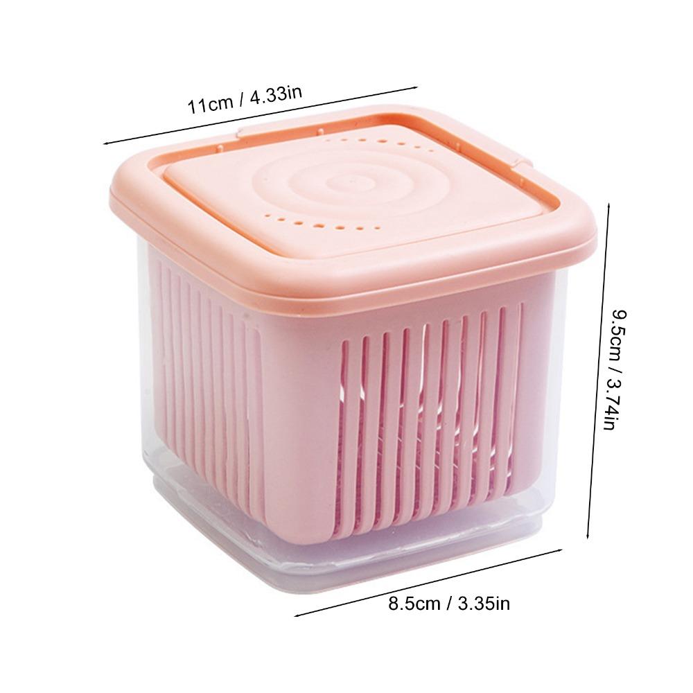 Sealing Box Onion Ginger Garlic Container Stackable Refrigerator Storage Box  Kitchen Storage