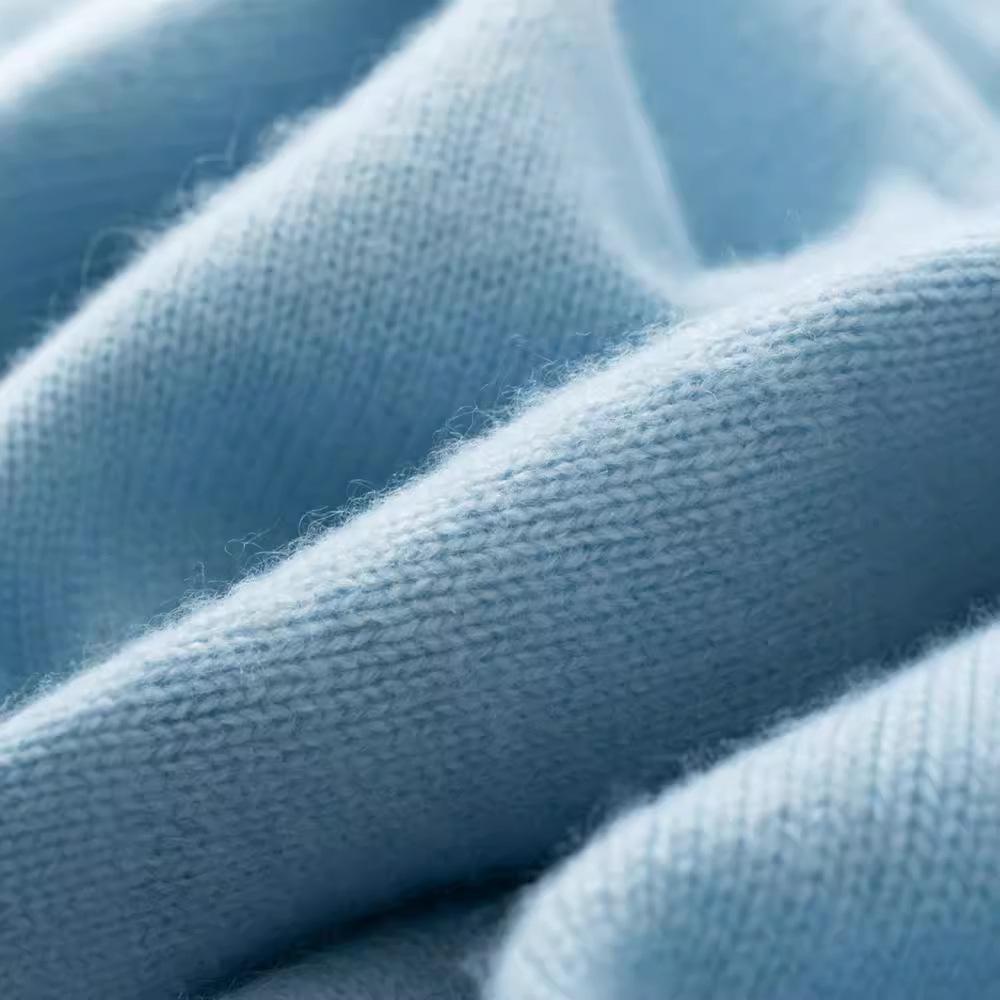 2024 Autumn/Winter Women's Round Neck Saddle Shoulder Cashmere Loose Slimming Knit Sweater