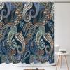 Bohemian Style Shower Curtain Printed Modern Nordic Mandala Flowers Polyster Bathroom Curtain with Hooks Home Decor Curtain