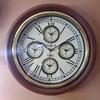 Brass Nautical Wood 5 Time Wall Clock World Clock for Home Office Decor Gift Item 40.64 Cm