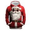 Men's Santa Claus Versatile Comfort Sweatshirt Casual Loose Hoodies Sweatshirts Men’s