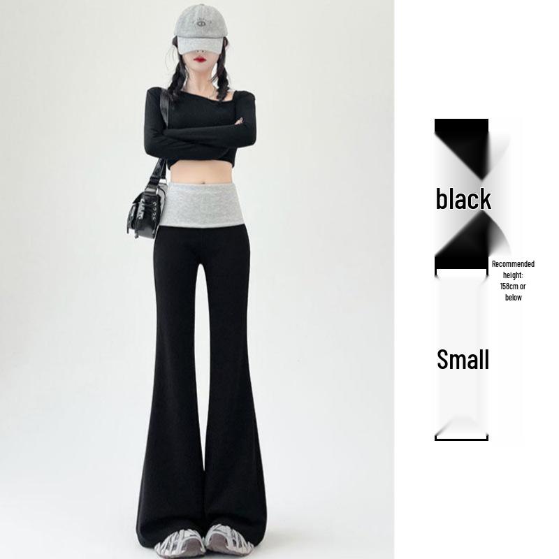 

Женские повседневные спортивные штаны микро-клеш в стиле TikTok, с цветными блоками, 2025 XL