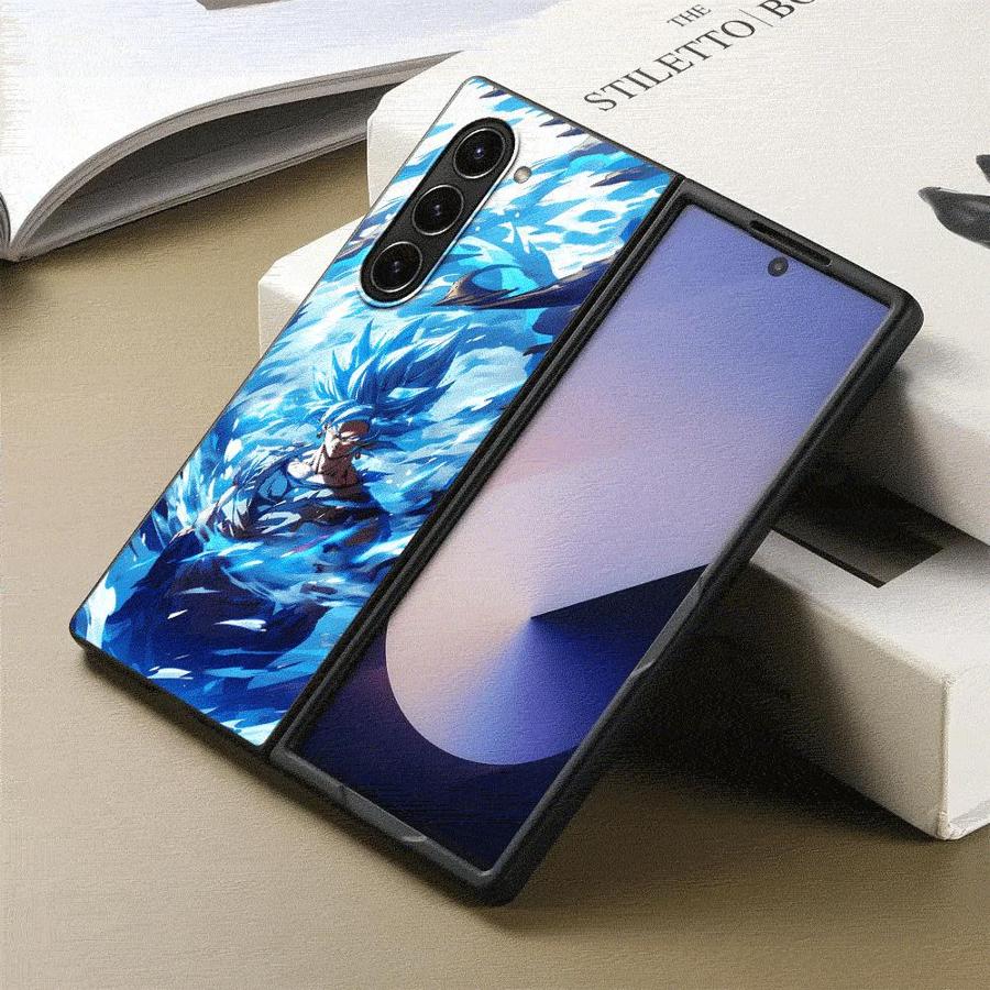 Dragon Ball Saiyan Vegeta Case for Samsung Galaxy ZFold3 ZFold4 Z Fold 7 6 5 4 3 ZFold6 ZFold5 ZFold7 Back Phone Cover
