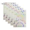 Event Makeup Tattoos 5 Sheets Holographic Lightning Tattoos, Waterproof Flash Temporary Safe Face Stickers, Full Color Body Art for Festival