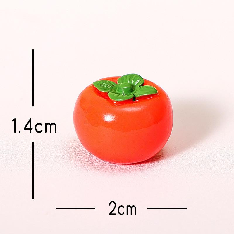 

Имитация Фруктов Клубника Помидоры Хурма Полимерные Украшения Для Хобби Подарок Persimmon