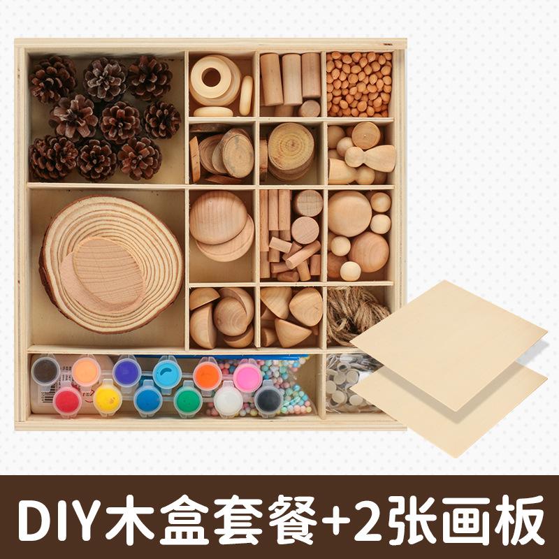 

Детская творческая картина из бревен своими руками, натуральная оригинальная картина из веток, детский сад, ручная работа, материал, упаковка