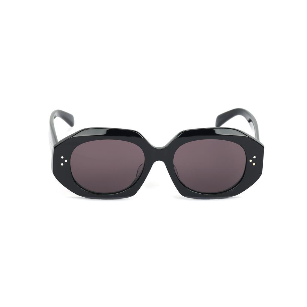 Celine Full Frame Design Irregular Shape Sunglasses Women Sunglasses Black CL40319F-01Y52