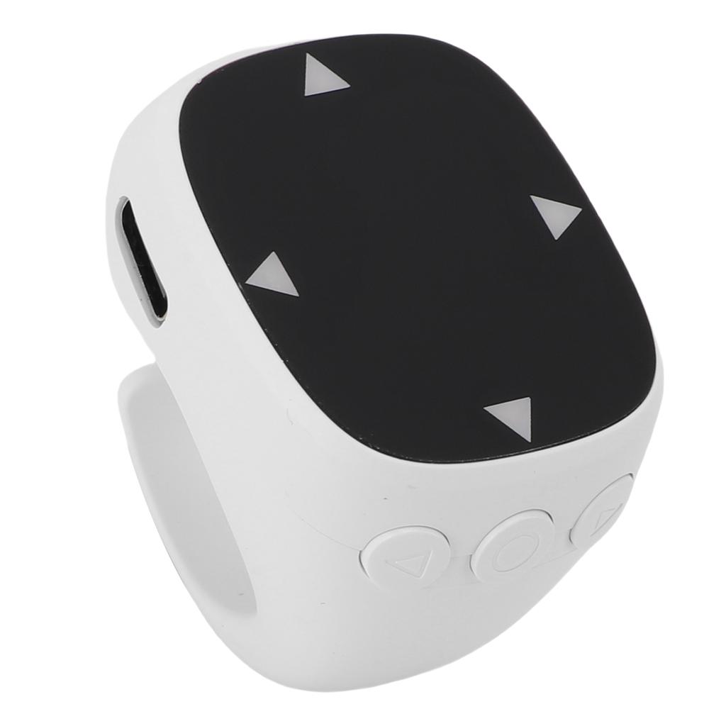 Fingertip Bluetooth Remote Control Video App Page Turner 32.8ft Distance Connection Scrolling Ring