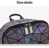 Damen 2023 Fashion Geometry Luminous Rucksack - Faltbare Rhombus-Tasche im japanischen Stil