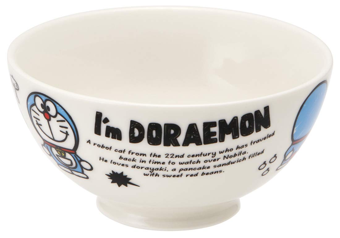 

Skater Ceramic Rice Bowl for CHRB1 Children, 250ml, I m Doraemon Design, Sanrio,
