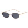 Nicht polarisierte Polygon Sonnenbrille Herren Damen Steampunk Metallrahmen Kleine Sonnenbrille Vintage Kleine Quadratische Markenbrille Damen Shades Goggles
