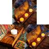 Wooden Tarot Card Stand Holder With Message Notes For Desk Decor