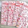 Strawberry Bunny Children Cartoon EVA Three-dimensional Foam Sticker Soft Cute Girl Handbook Diary Decorative Sticker