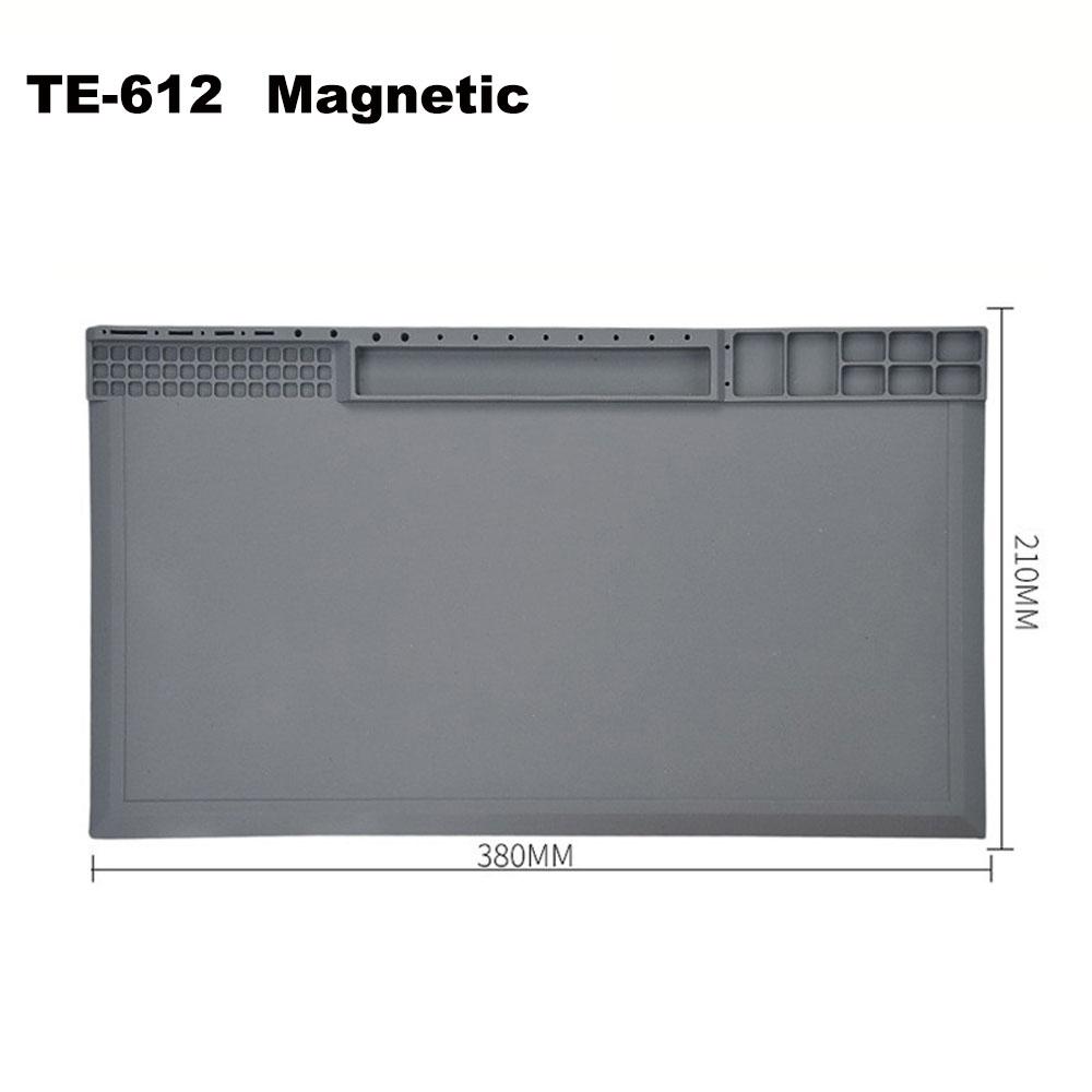 Magnetic Silicone Repair Pad with Screw Position Insulation for Phone Tablet Motherboard Soldering Station Work Hot Air Gun Pad