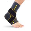 Adjustable Elastic Compression Ankle Strap Support Sleeve Sports Brace for Basketball Players with Protection Function