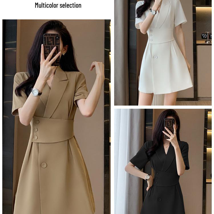 2025 Spring/Summer Petite Professional Women's Suit Dress: Elegant Workwear Skirt