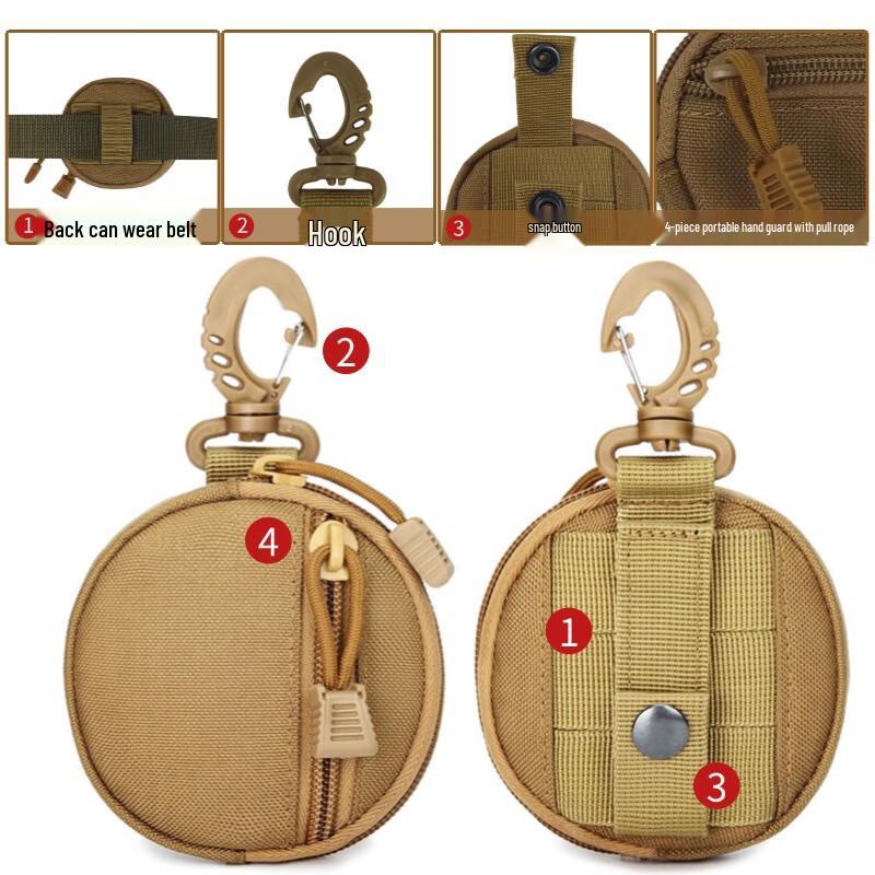 Lumpan Outdoor Tactical Round Key & Accessory Pouch