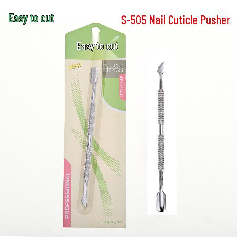 Thin Nail Art Steel Pusher & Remover - Stainless Steel Ingrown Nail & Dead Skin Shovel