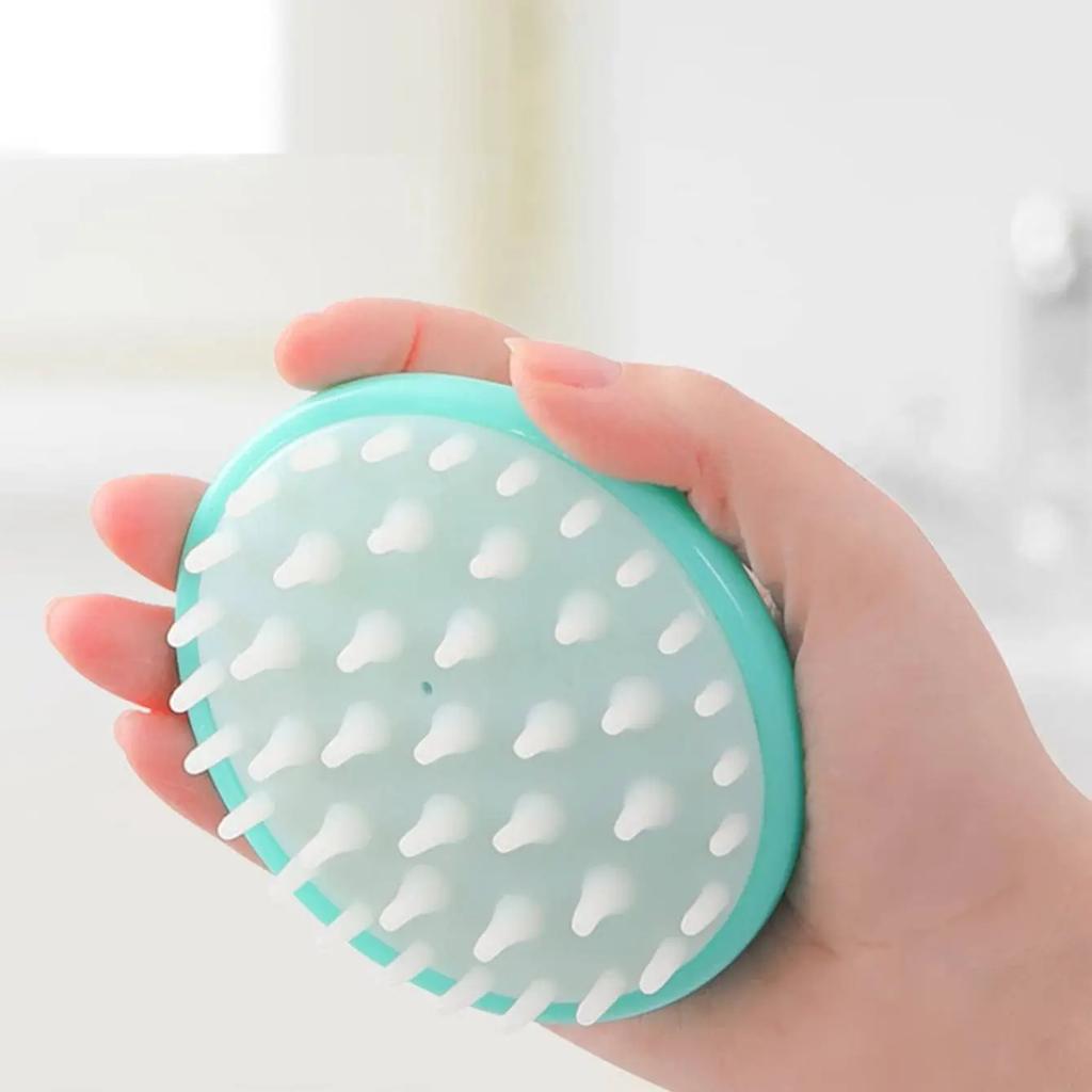 1PC Shampoo brush, soft silicone toothbrush, shampoo brush, scalp massager, hair cleaning brush