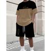 Men's Fashionable Casual Sports Trend Outdoor Round Neck Short Sleeved Set