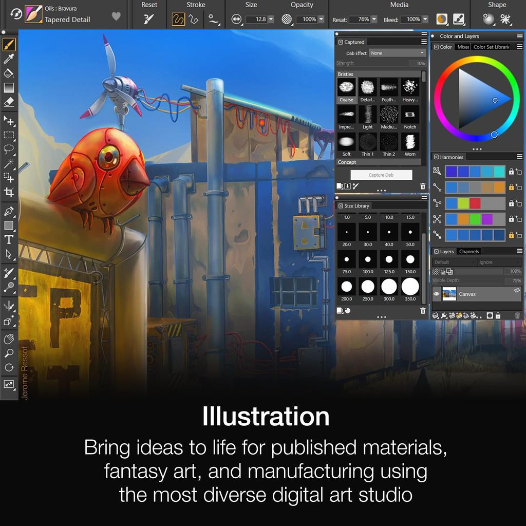Corel Painter 2023 Education Edition with Japanese manual [Used]