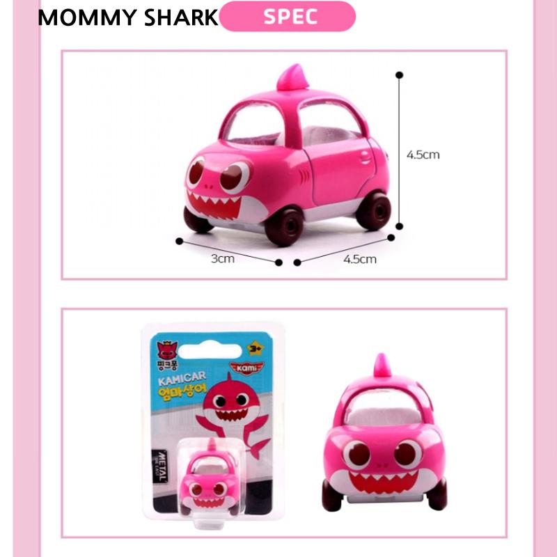 Pinkfong Babyshark Mini Metal Car Pinkfong Daddy Mommy Baby William