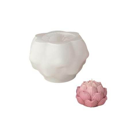 3D Flower Silicone Candle Molds Epoxy Resin Molds for Candle Plaster Decorations, Cake Fondant Chocolate Silicone Molds