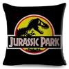 Style Jurassic Park Logo Cushion Cover for Sofa Home Children Room Decor Dinosaur Print Pillowcase Polyester Pillow Case,(7)